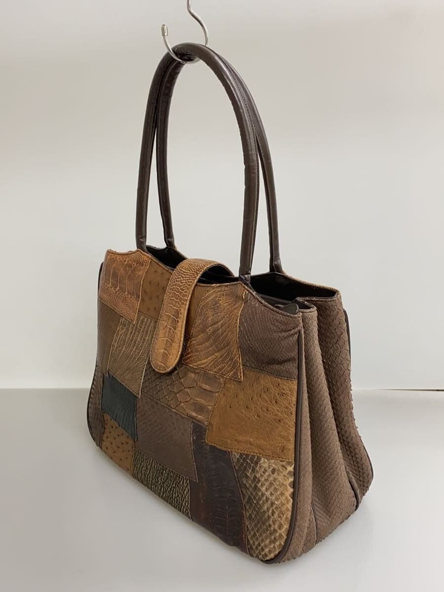 Other Brand Shoulder Bag Leather Multicolor All Over Pattern 2