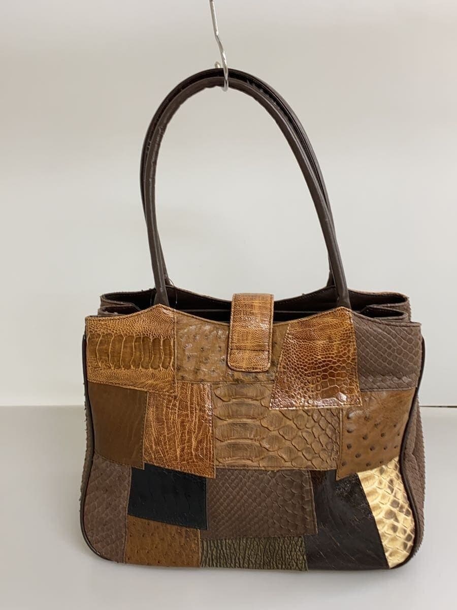 Other Brand Shoulder Bag Leather Multicolor All Over Pattern 3