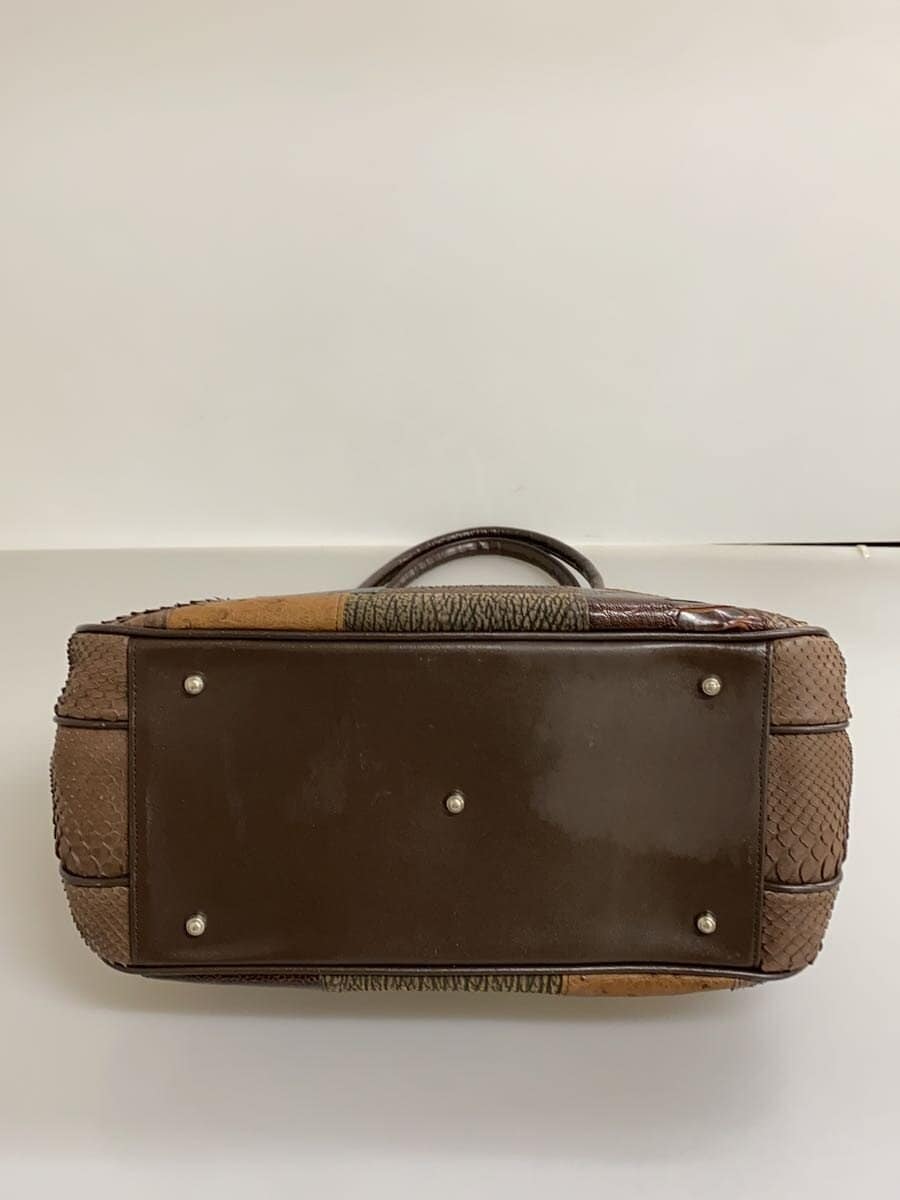 Other Brand Shoulder Bag Leather Multicolor All Over Pattern 4