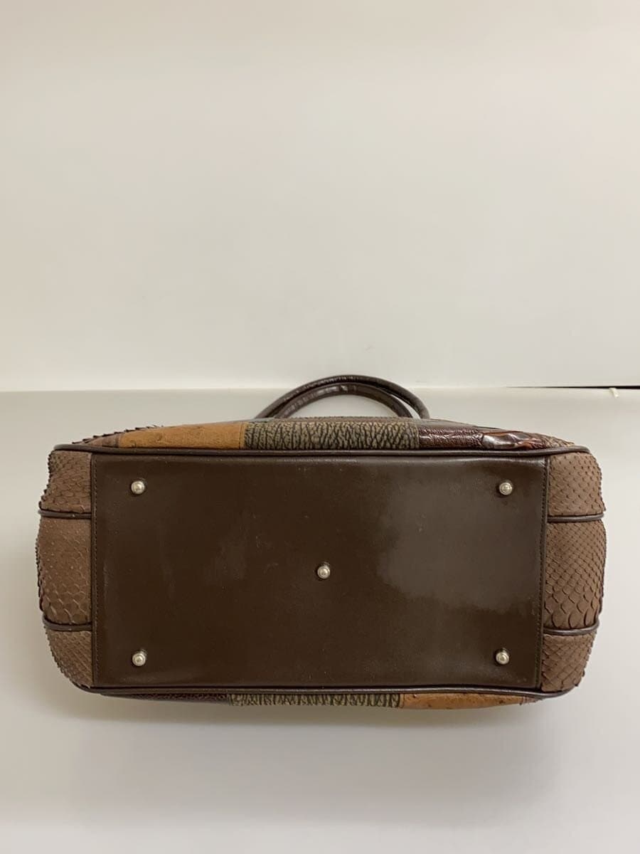 Other Brand Shoulder Bag Leather Multicolor All Over Pattern 4