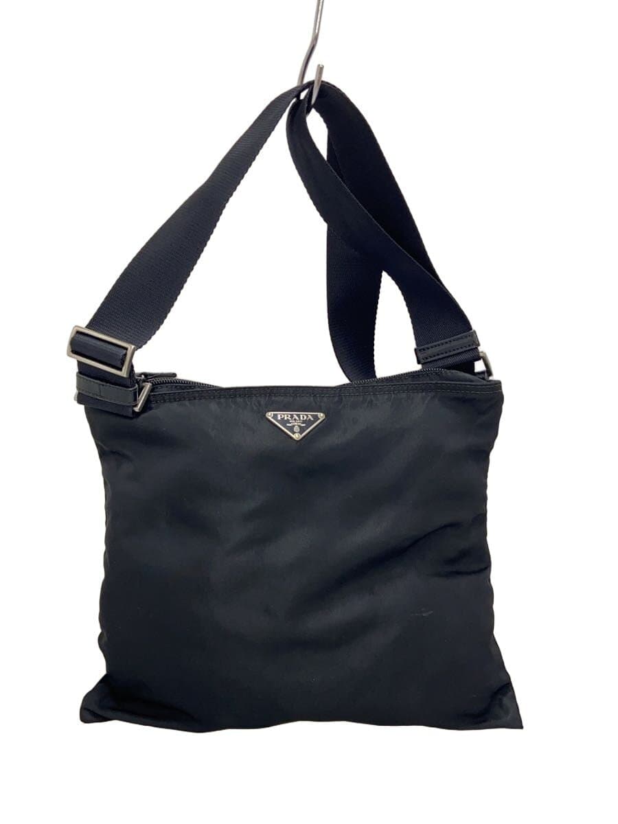 PRADA shoulder bag nylon BLK