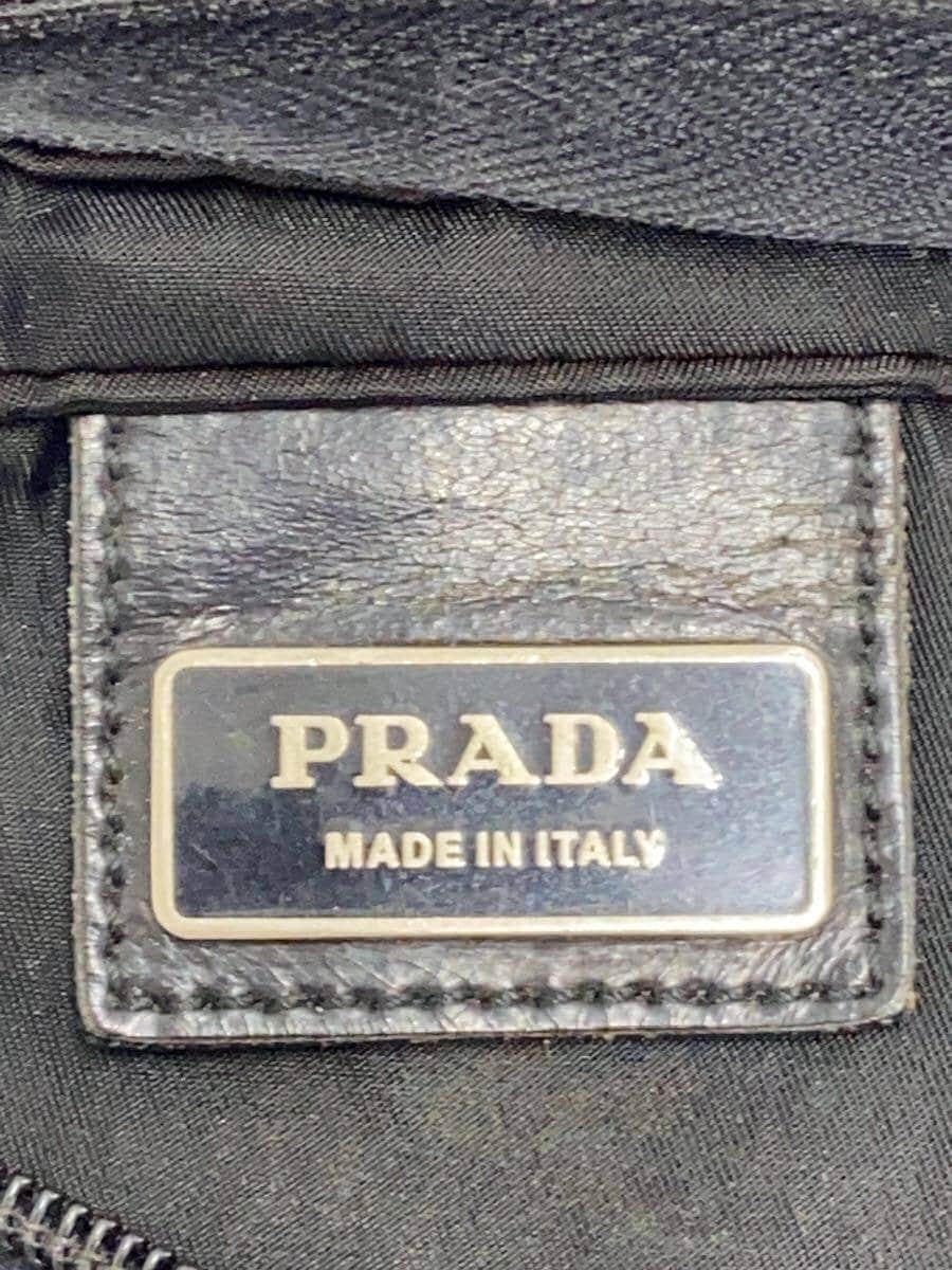 PRADA shoulder bag nylon BLK 5