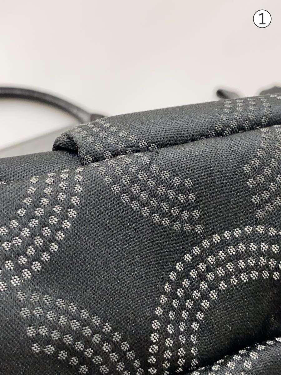 COACH shoulder bag -- BLK all-over pattern F15939 fraying present 7