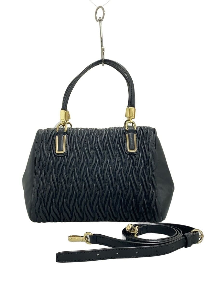 COACH handbag leather BLK
