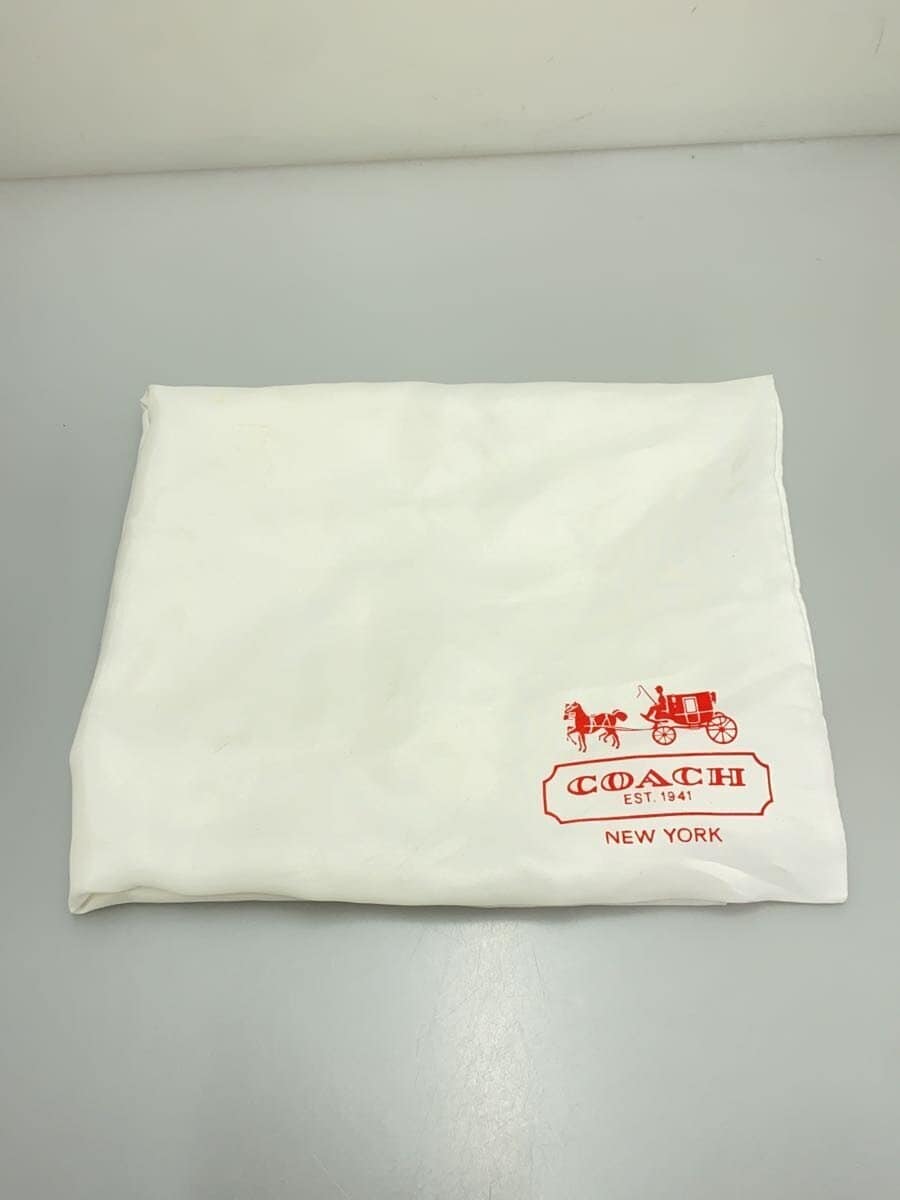 COACH handbag leather BLK 7