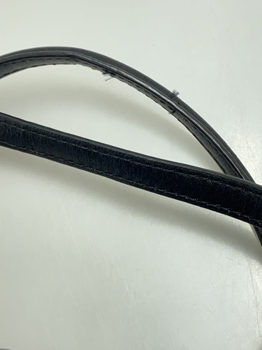 COACH handbag leather BLK 8