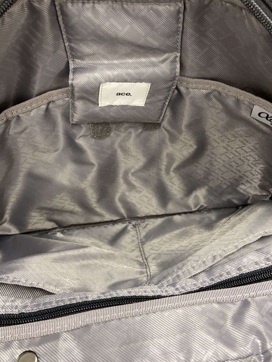 ace.α gel shoulder bag -- BLK plain 6