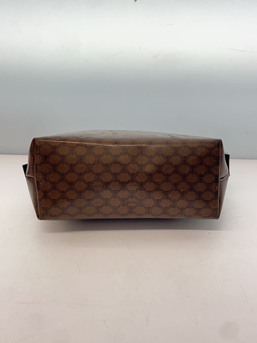 CELINE Pouch PVC BRW Allover Pattern 4