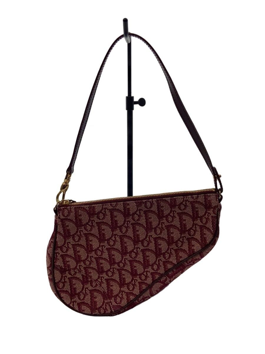 Christian Dior Trotter pattern Saddle bag Canvas BRD All-over pattern 0034