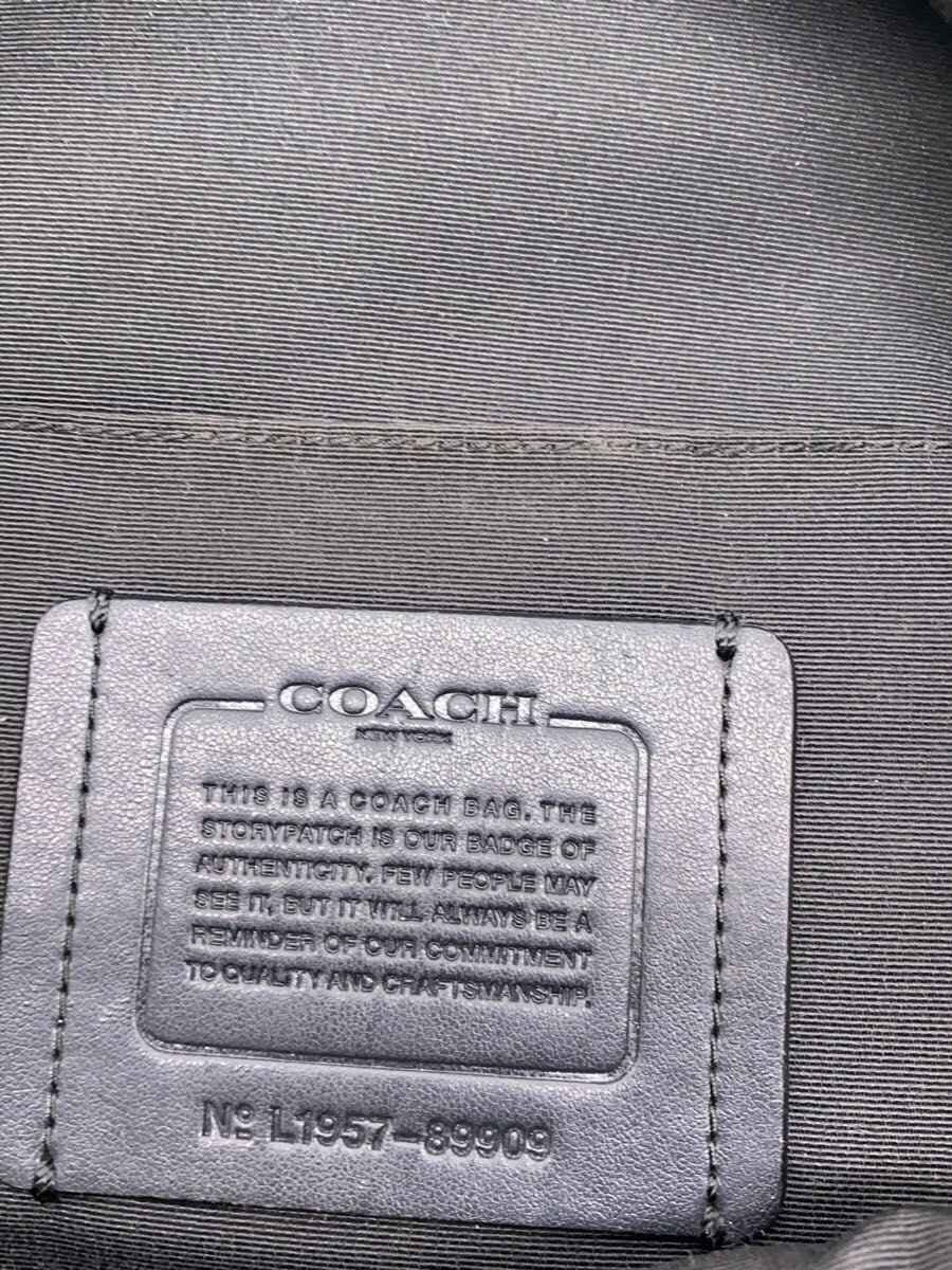 COACH BodyBag Shoulder Bag PVC Signature 89909 5