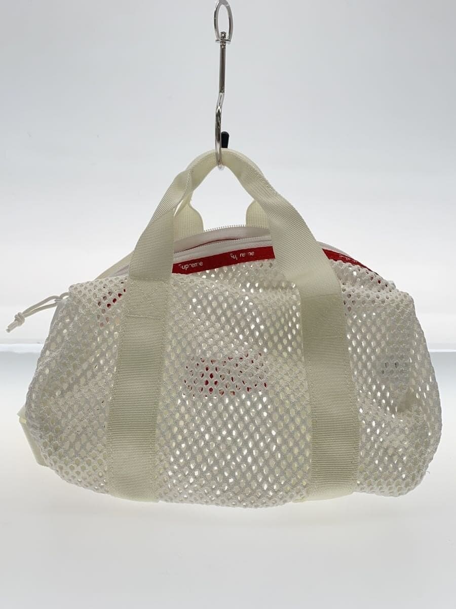 Supreme Mesh Mini Duffle Bag Mesh Shoulder Bag Polyester WHT 3