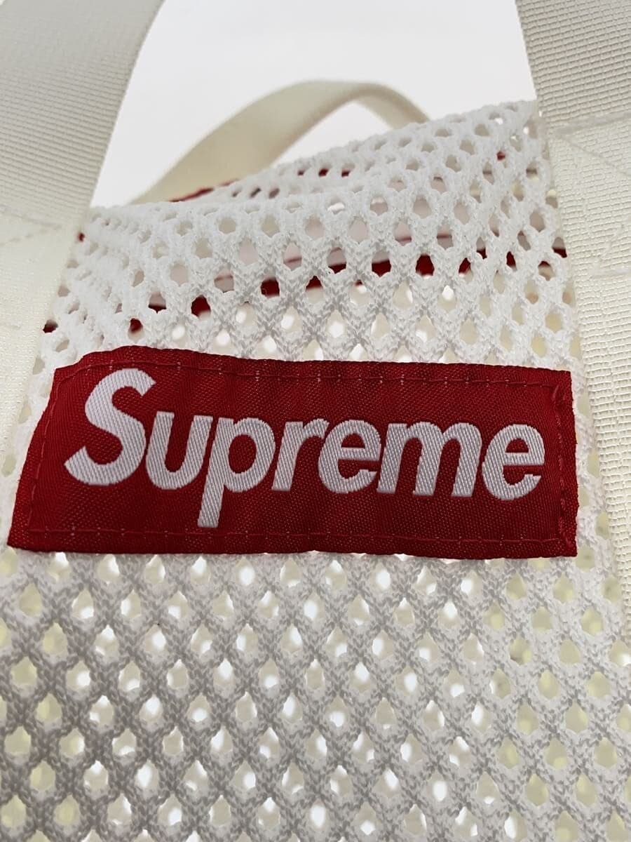 Supreme Mesh Mini Duffle Bag Mesh Shoulder Bag Polyester WHT 5