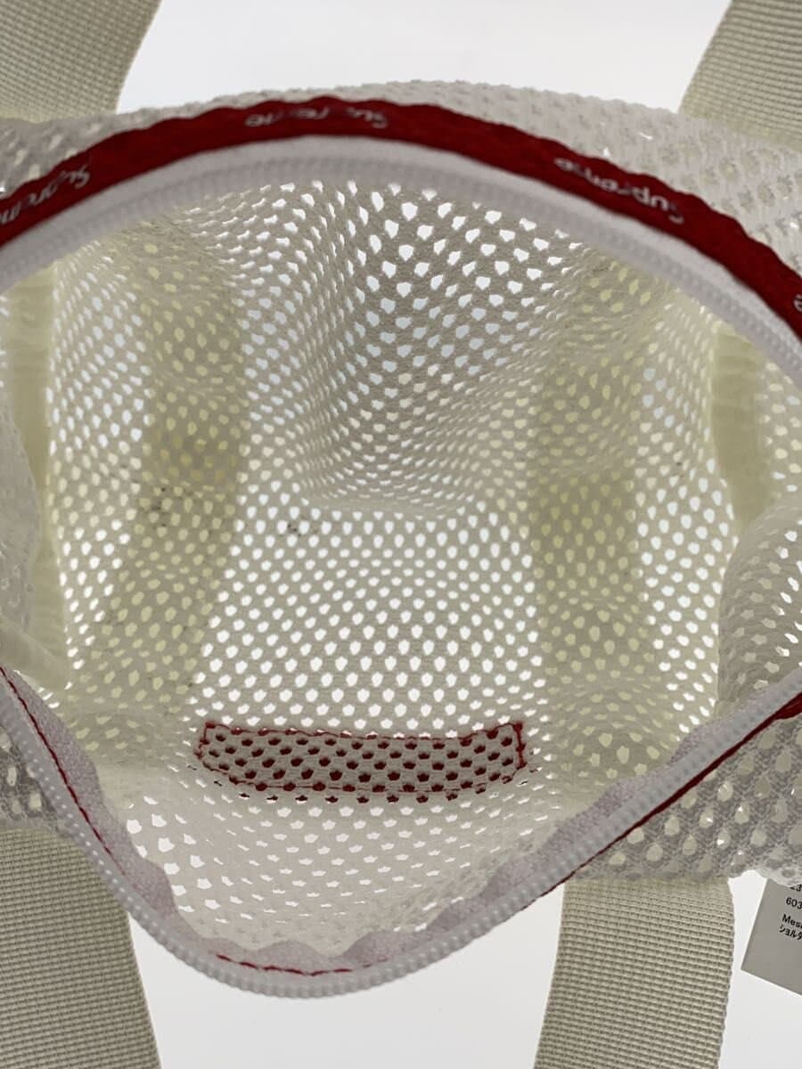 Supreme Mesh Mini Duffle Bag Mesh Shoulder Bag Polyester WHT 6
