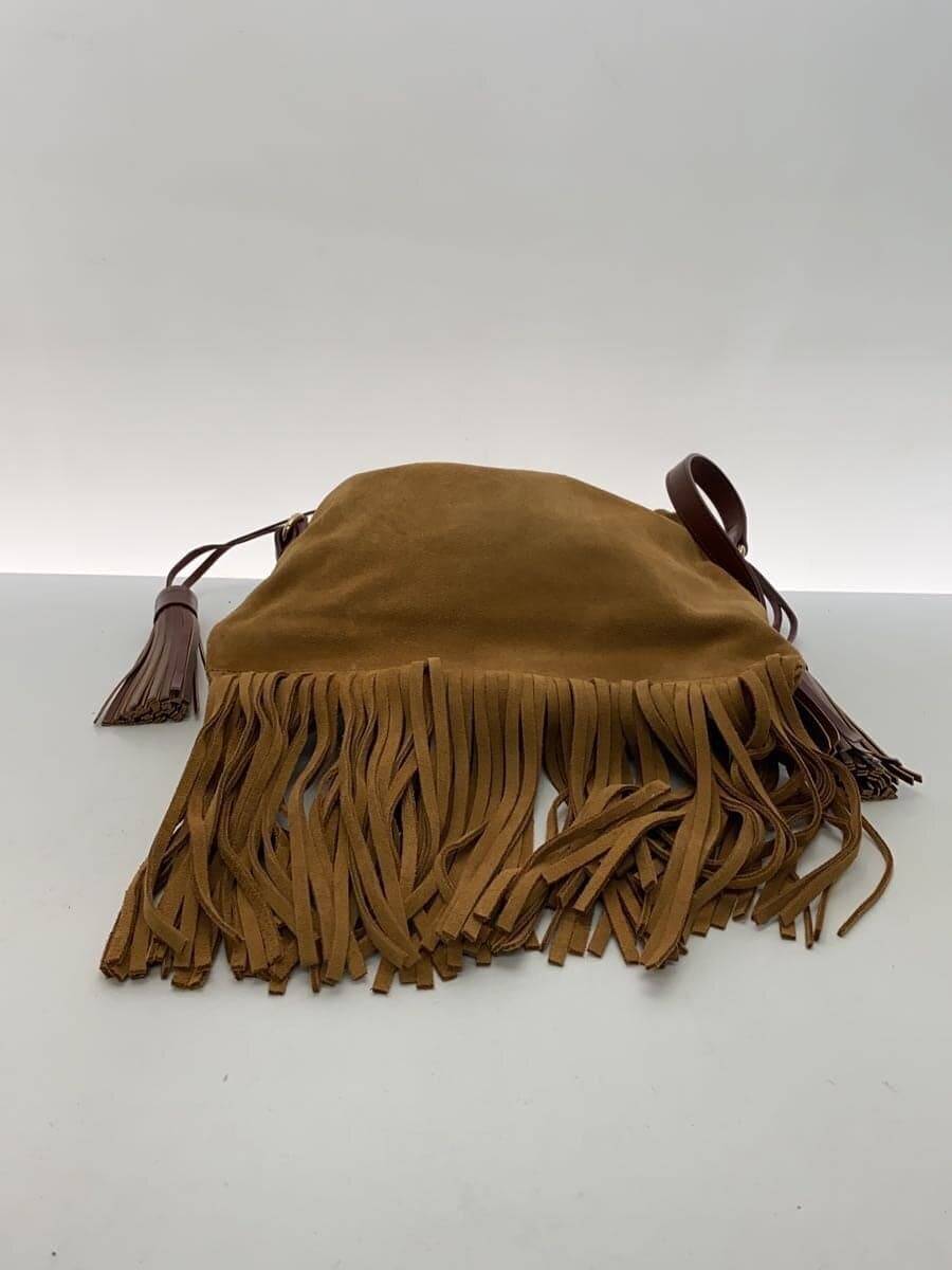 A.P.C. x CHARLOTTE CHESNAIS Shoulder Bag Suede CML Fringe 4