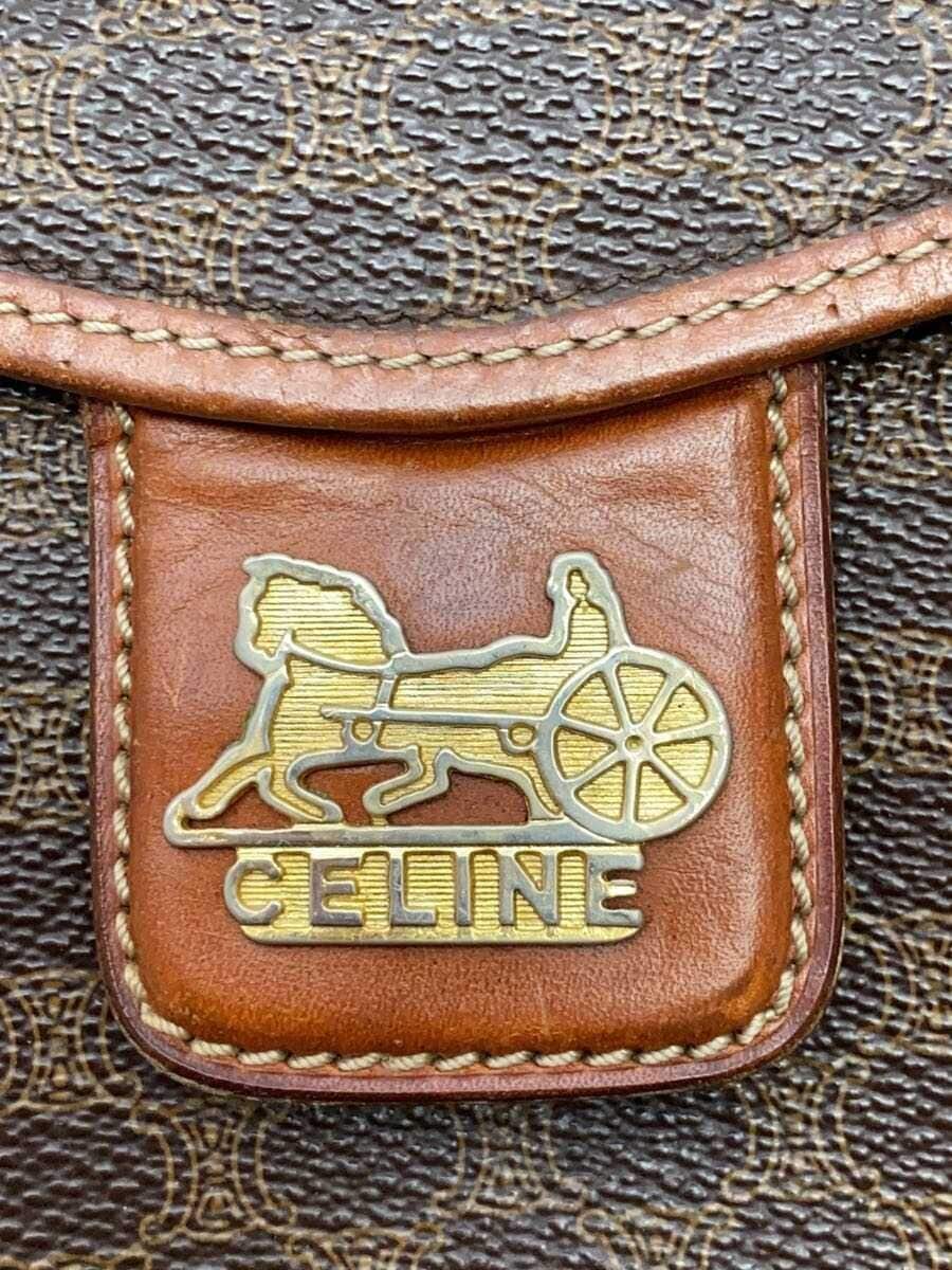 CELINE shoulder bag PVC BRW Macadam 5