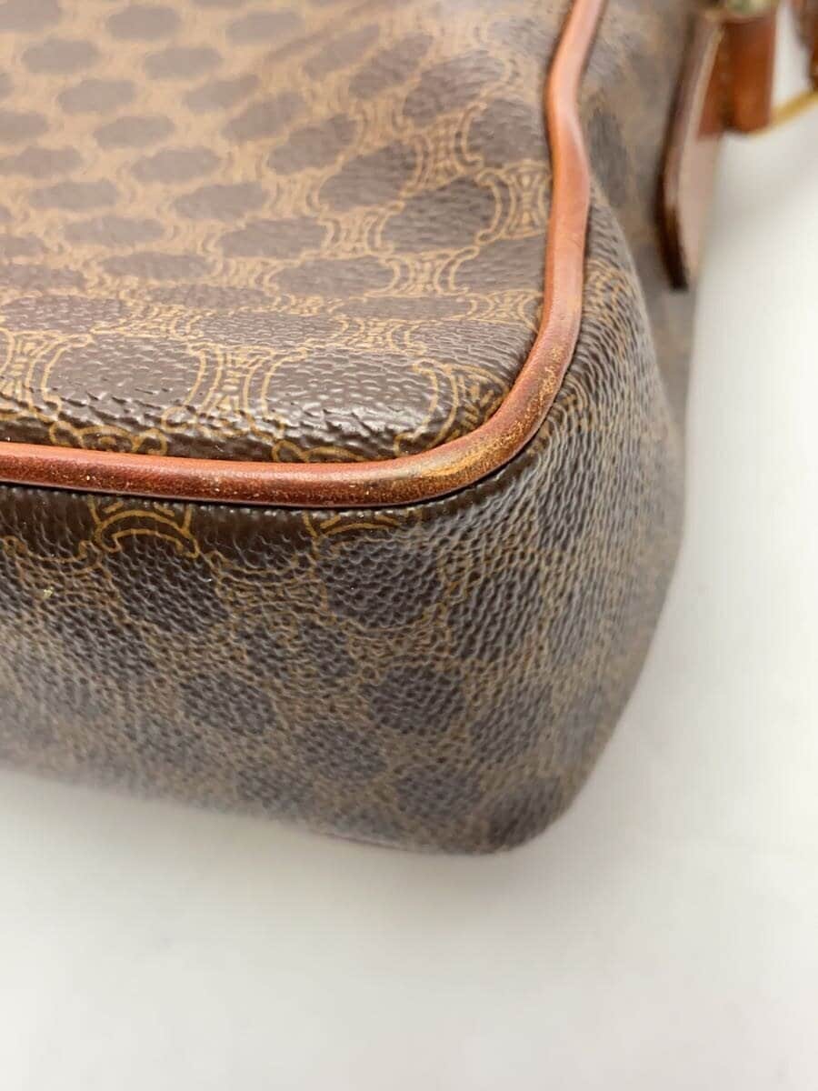 CELINE shoulder bag PVC BRW Macadam 8