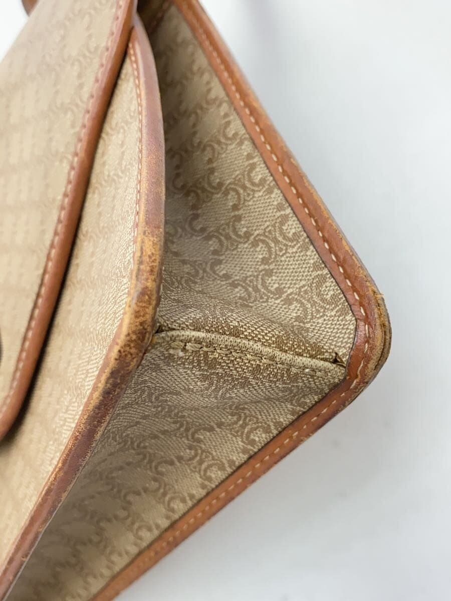 CELINE Old Celine Shoulder Bag -- BRW Macadam 8