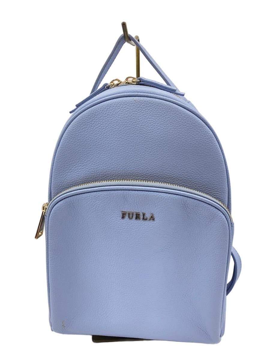 FURLA Backpack Leather BLU Solid