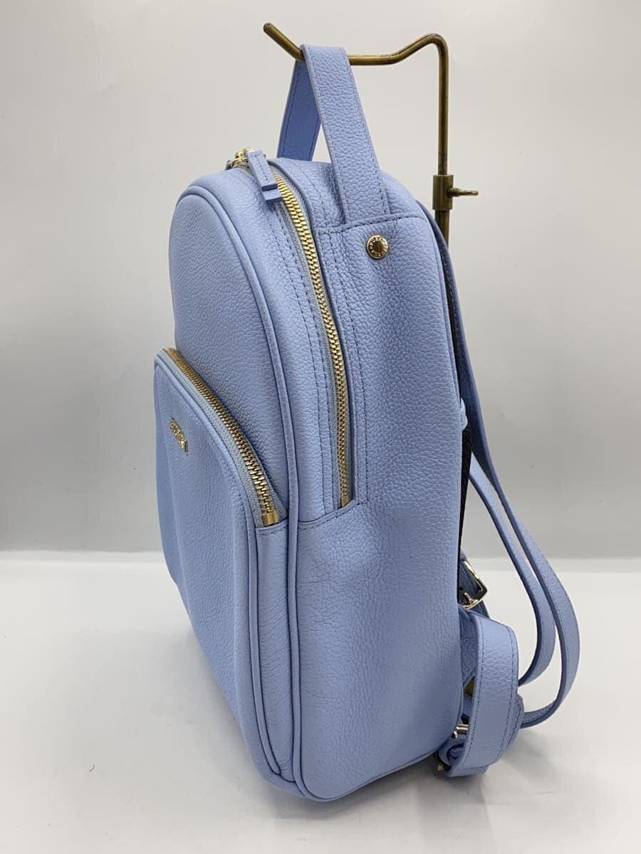 FURLA Backpack Leather BLU Solid 2