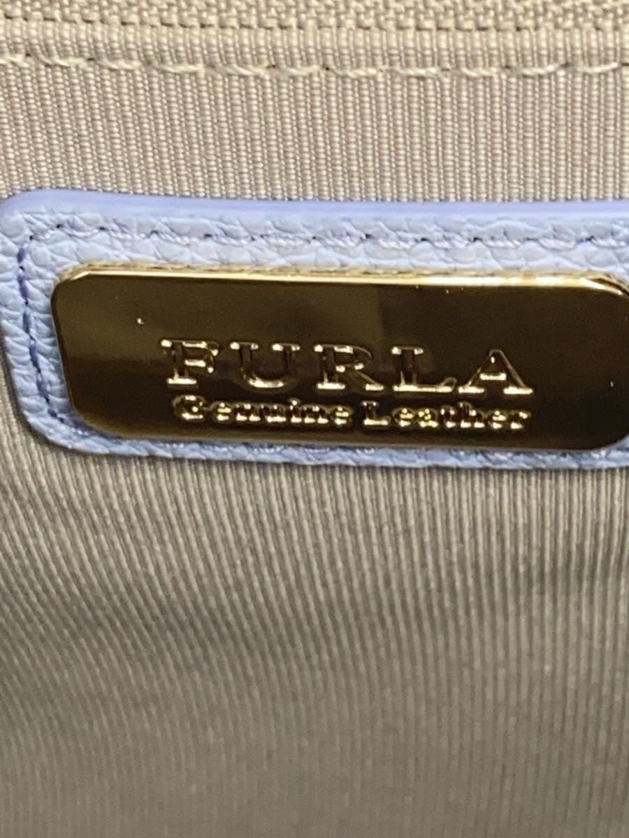 FURLA Backpack Leather BLU Solid 5