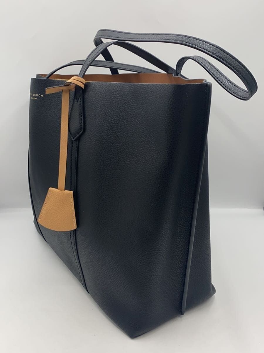 TORY BURCH Tote Bag Leather BLK 10010539 2