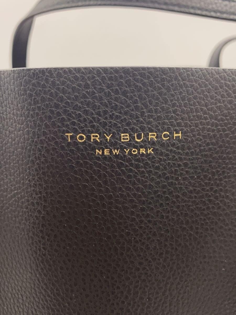 TORY BURCH Tote Bag Leather BLK 10010539 5