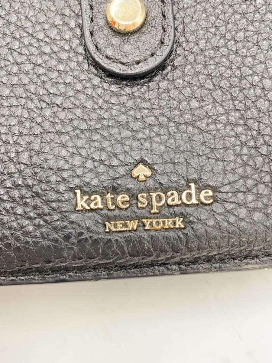 kate spade new york Wallet Shoulder Shoulder Wallet Leather BLK 5