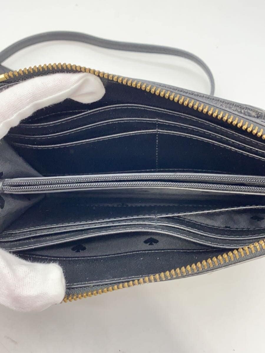 kate spade new york Wallet Shoulder Shoulder Wallet Leather BLK 6