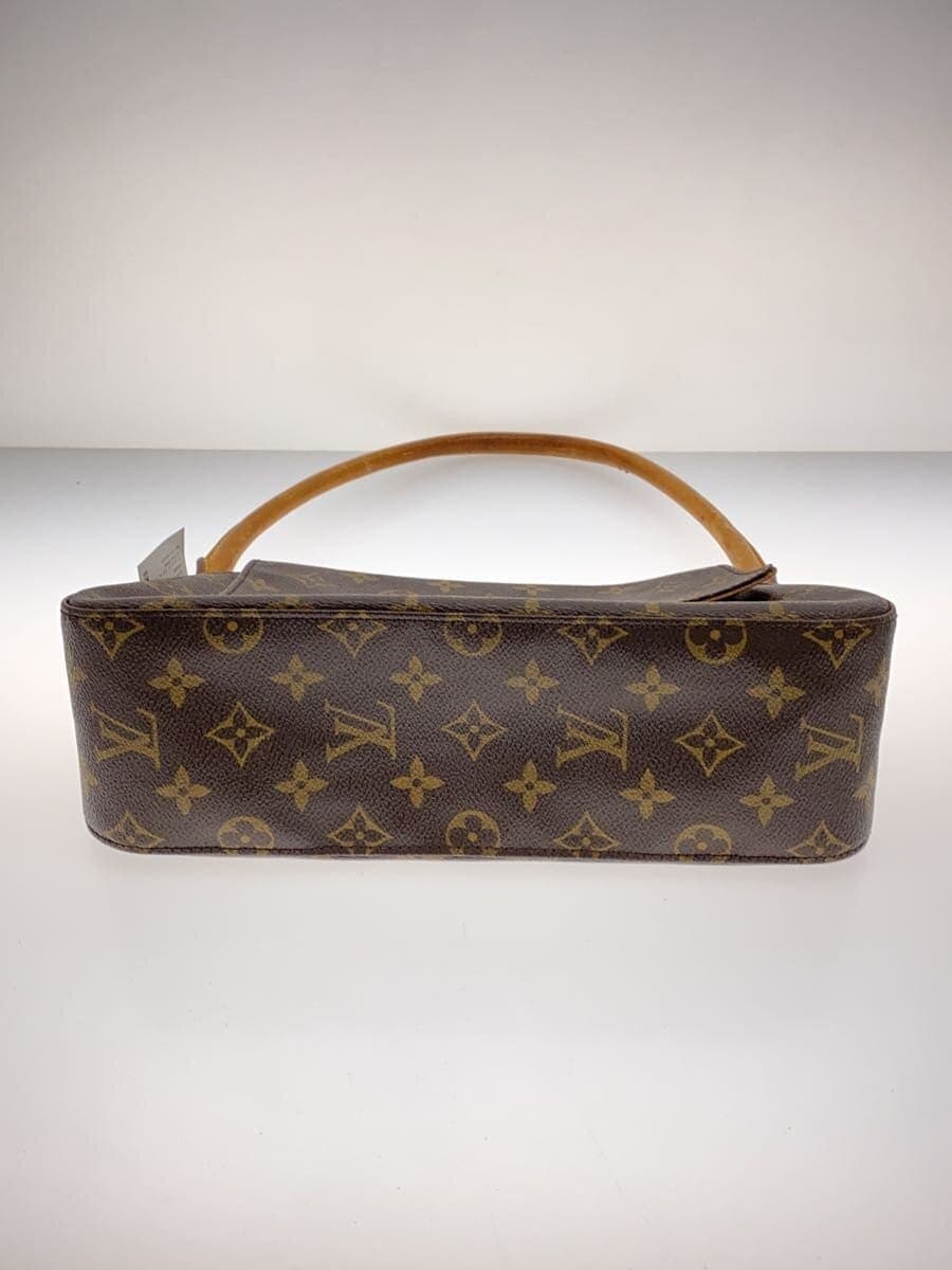 LOUIS VUITTON Mini Looping Monogram Canvas PVC BRW M51147 M51147 4