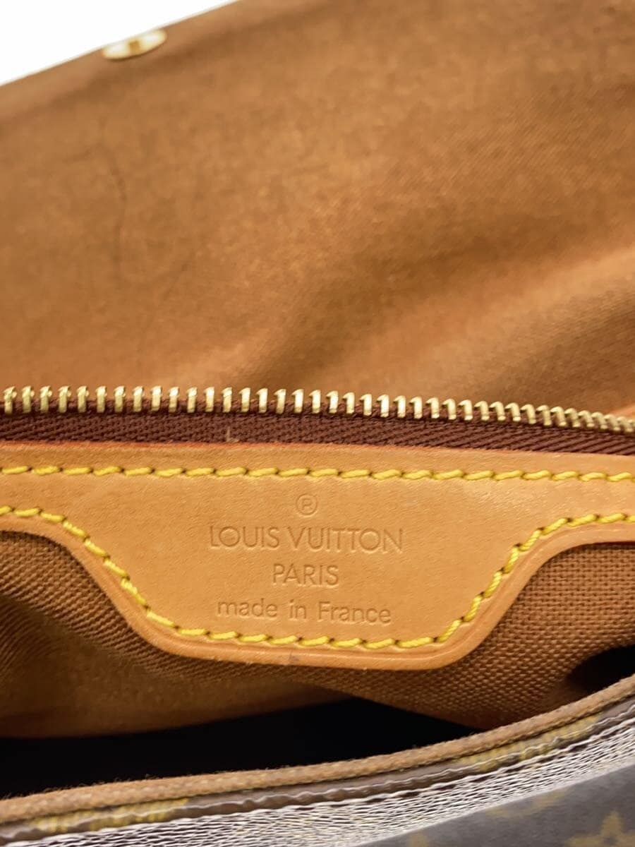 LOUIS VUITTON Mini Looping Monogram Canvas PVC BRW M51147 M51147 5