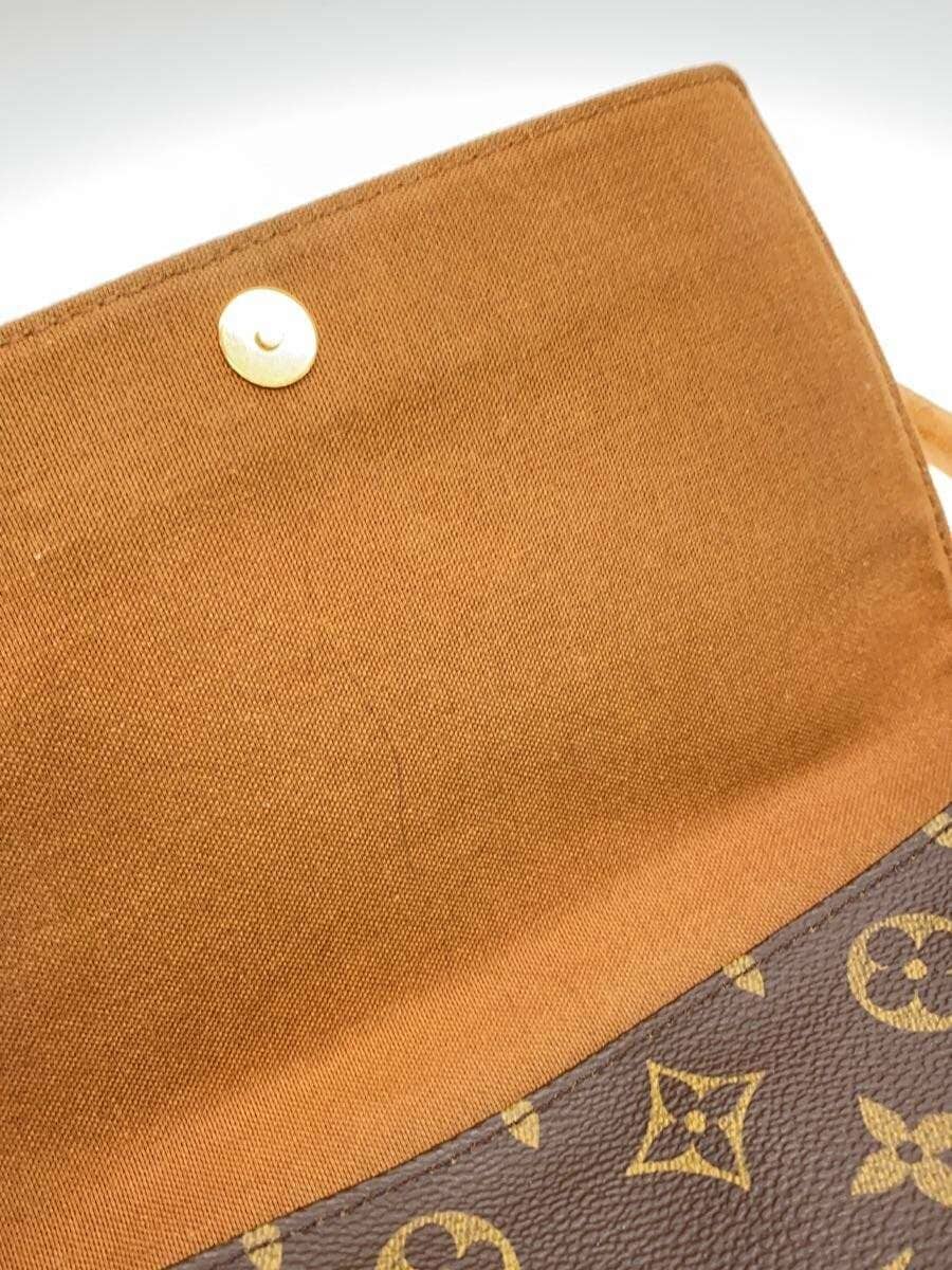 LOUIS VUITTON Mini Looping Monogram Canvas PVC BRW M51147 M51147 7