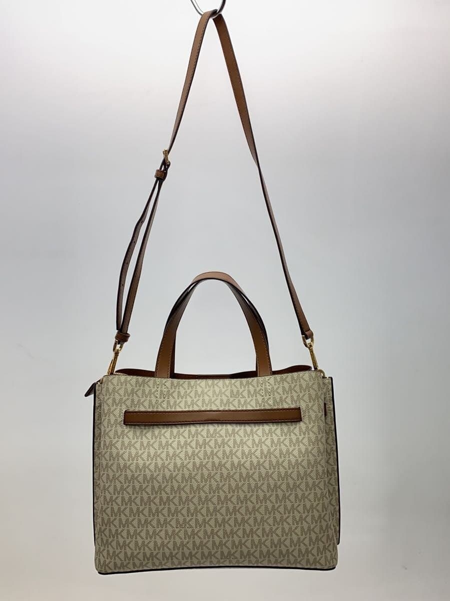 MICHAEL KORS Handbag Shoulder 2WAY PVC CRM Allover Pattern 35F0GU5S3B 3