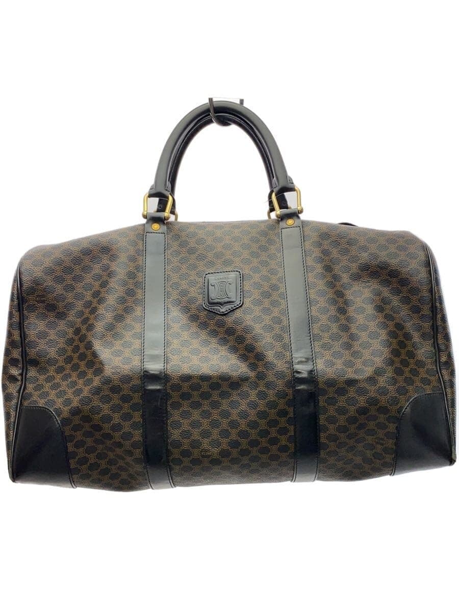 CELINE Boston bag PVC BRW Macadam