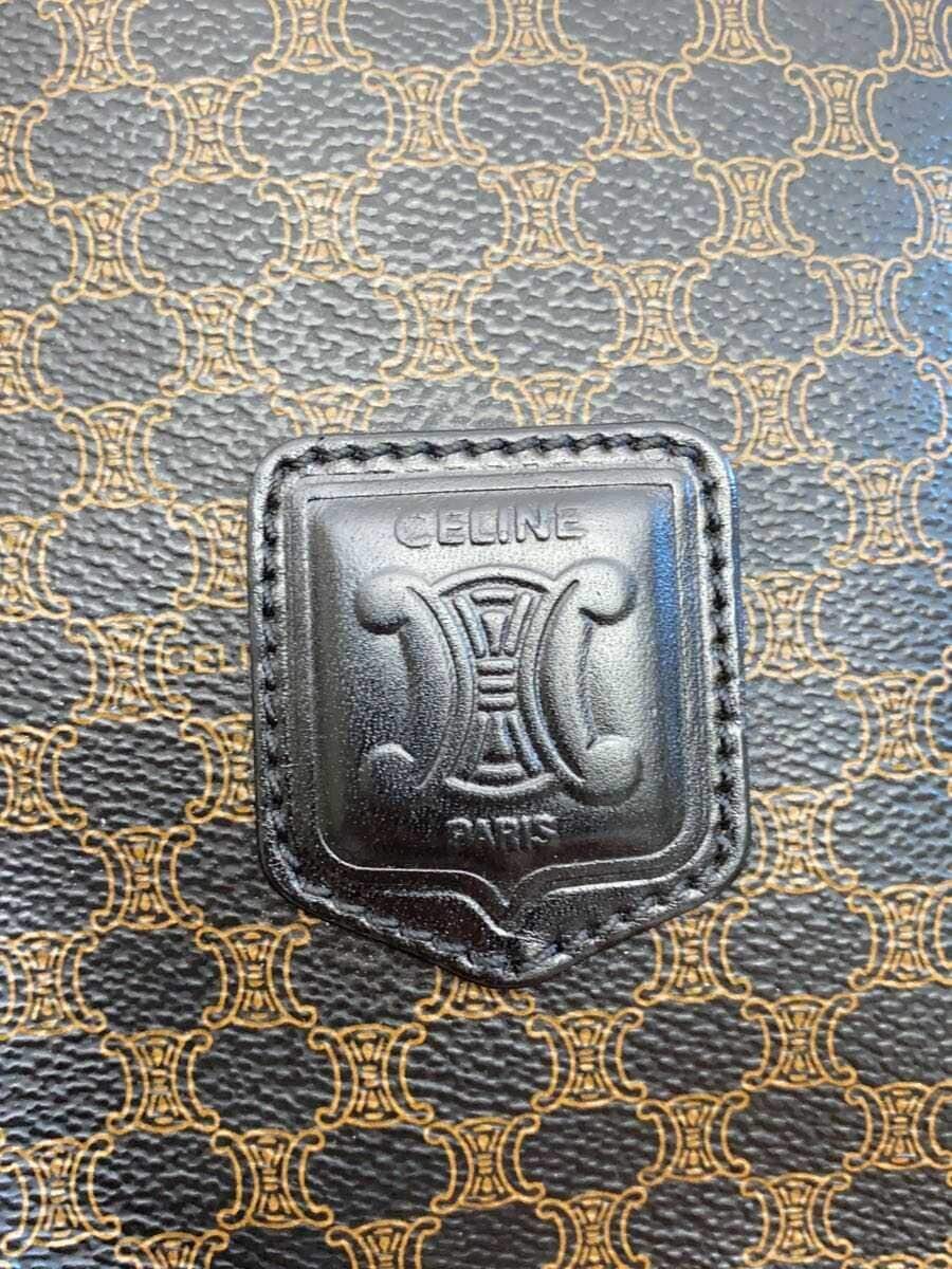 CELINE Boston bag PVC BRW Macadam 5