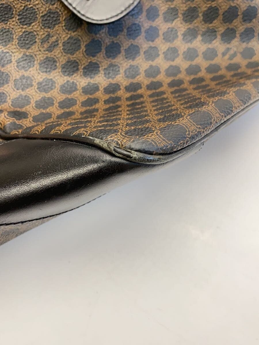 CELINE Boston bag PVC BRW Macadam 7