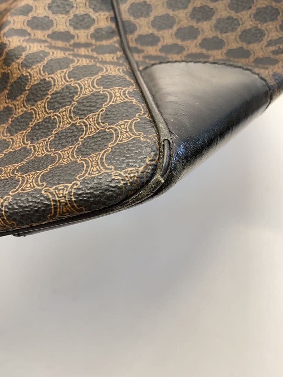 CELINE Boston bag PVC BRW Macadam 8