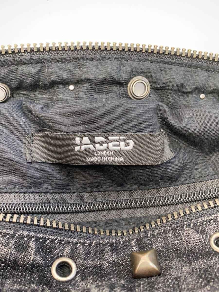 JADED LONDON Shoulder Bag Denim BLK Studs 5