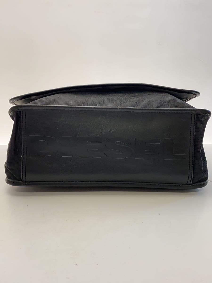 DIESEL shoulder bag messenger BLK logo 4