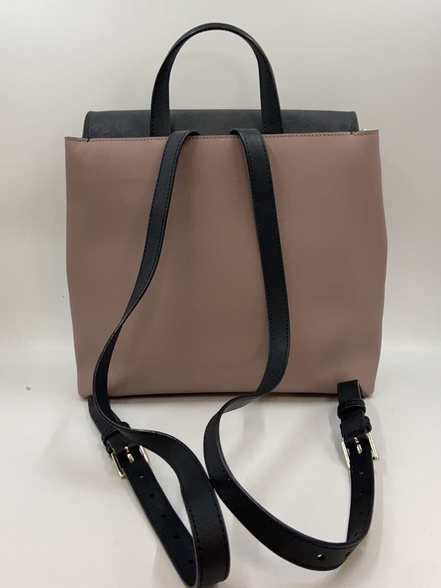 Kate Spade New York backpack leather PNK plain 3