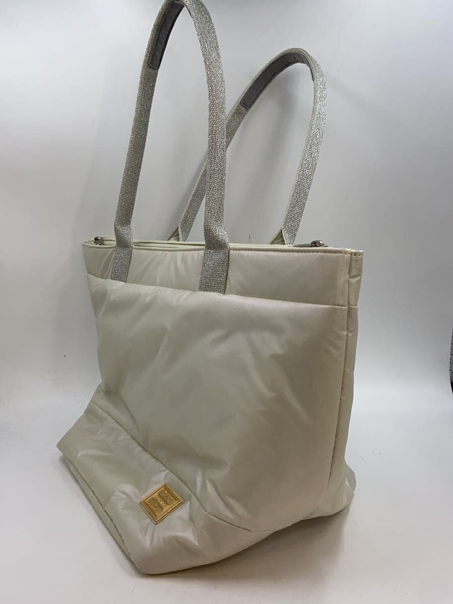 PORTER GIRL Tote Bag Nylon WHT Plain 2