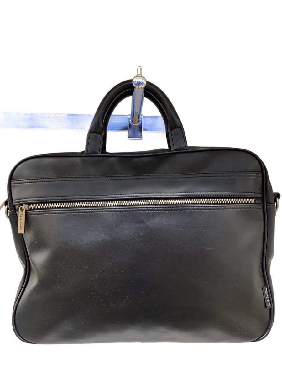Paul Smith Briefcase Leather BLK Solid PSH113