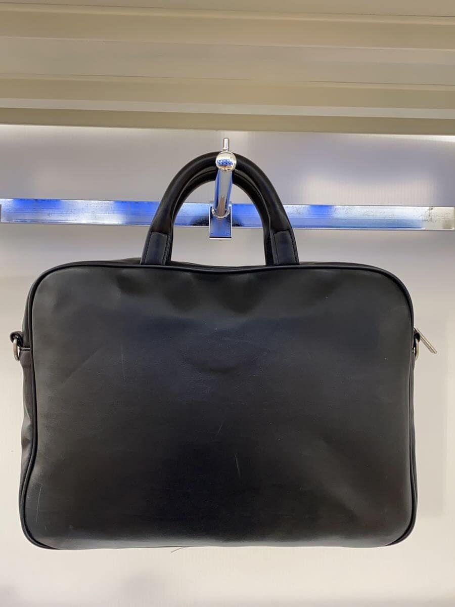 Paul Smith Briefcase Leather BLK Solid PSH113 3
