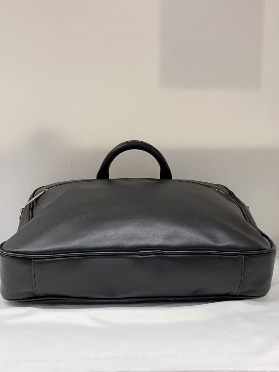 Paul Smith Briefcase Leather BLK Solid PSH113 4