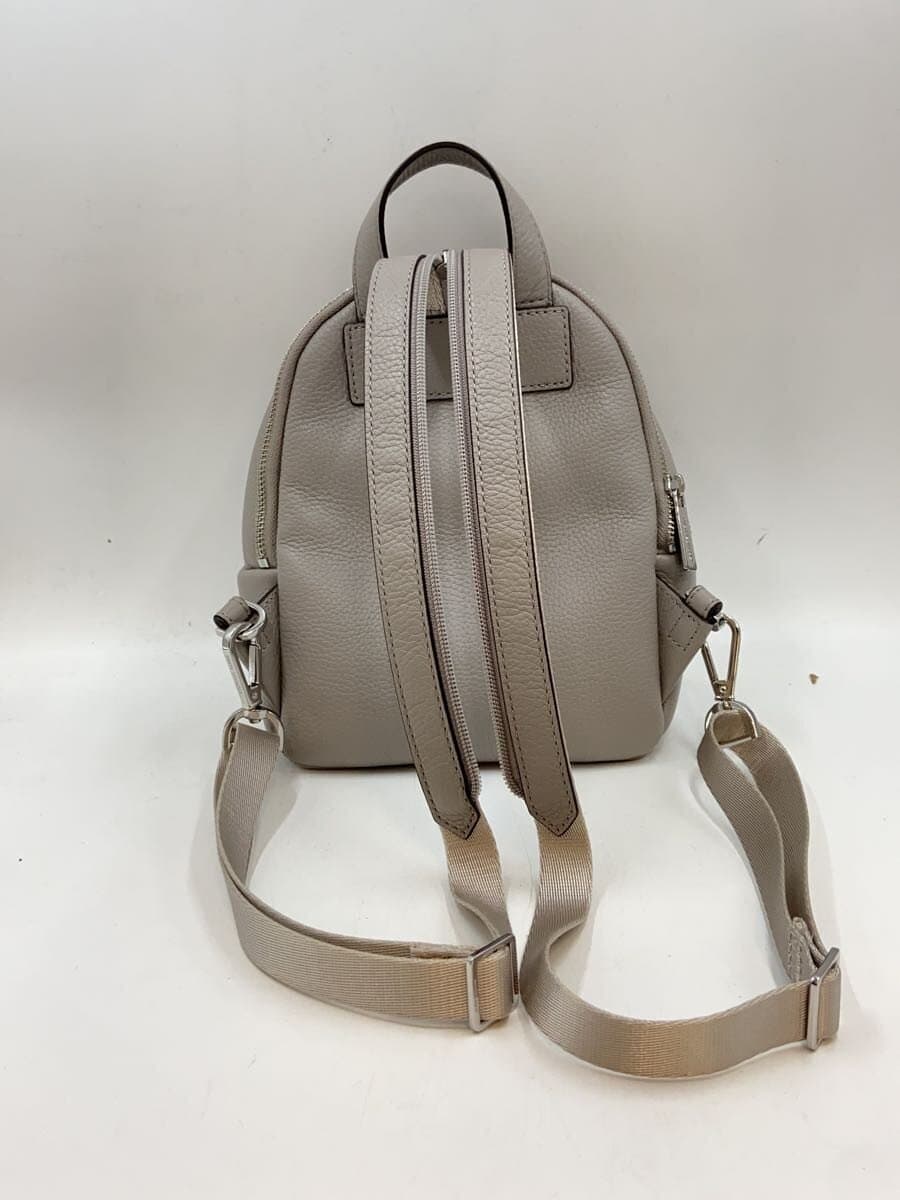 MICHAEL KORS Backpack Leather GRY Plain 35T0SERB5L 3