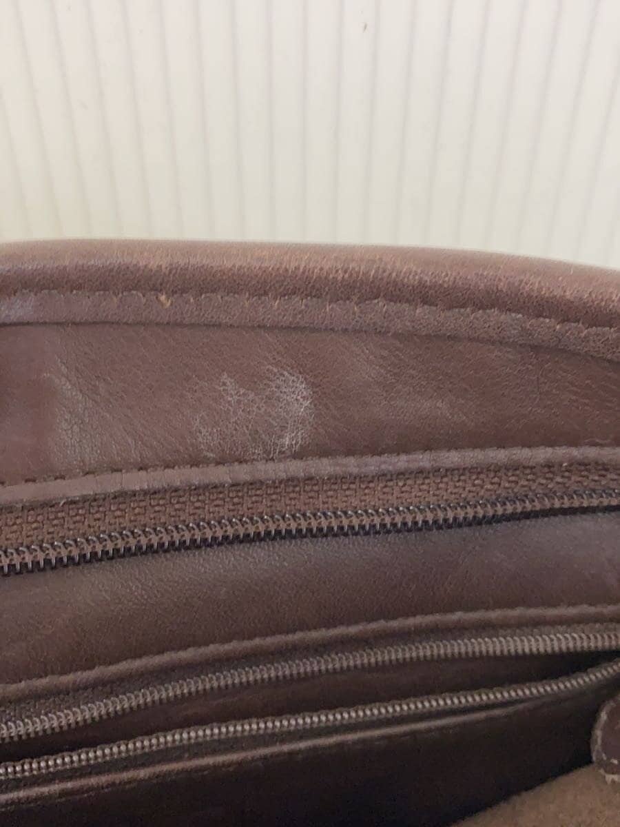 COACH Shoulder Bag Leather BRW Solid 4153 OLD COACH USA Made 9