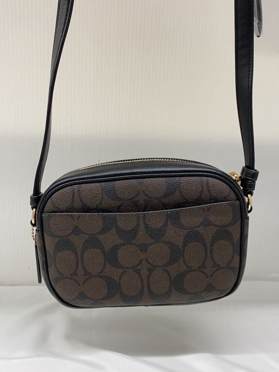 COACH Shoulder Bag Leather BRW All Over Pattern 9926 3