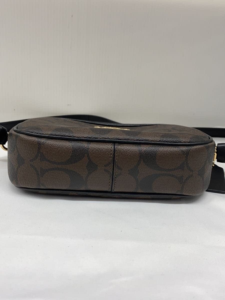 COACH Shoulder Bag Leather BRW All Over Pattern 9926 4
