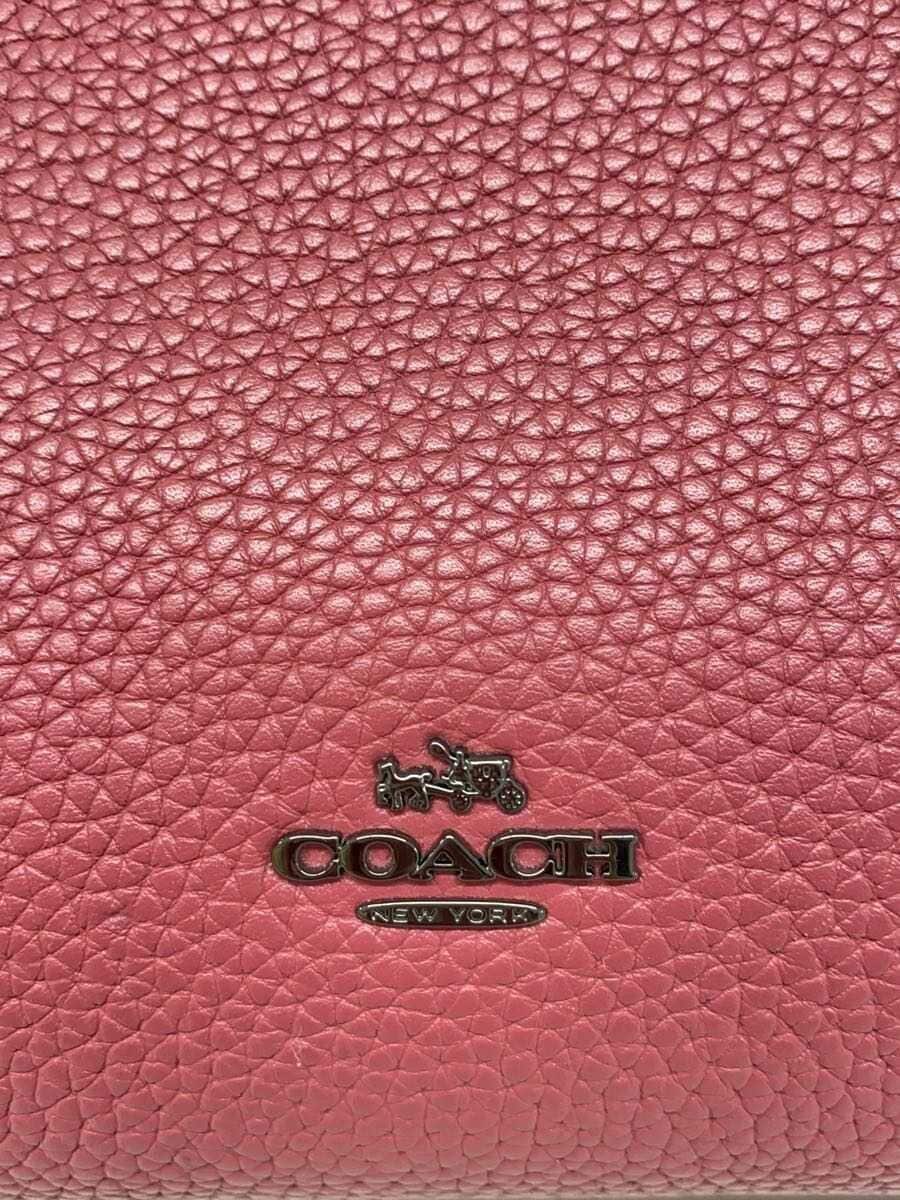COACH handbag PVC PNK 56839 2WAY shoulder has dirt has damage 5