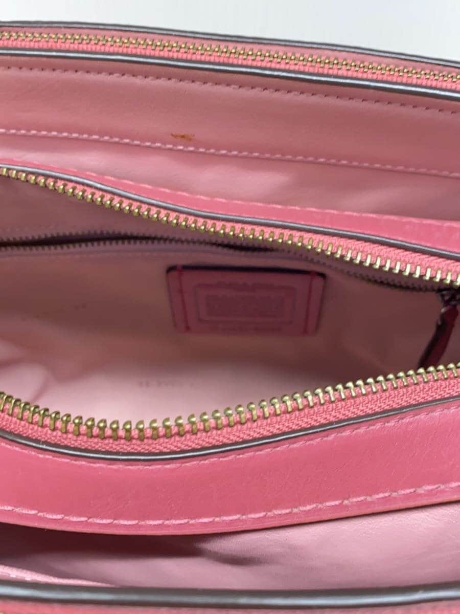 COACH handbag PVC PNK 56839 2WAY shoulder has dirt has damage 6