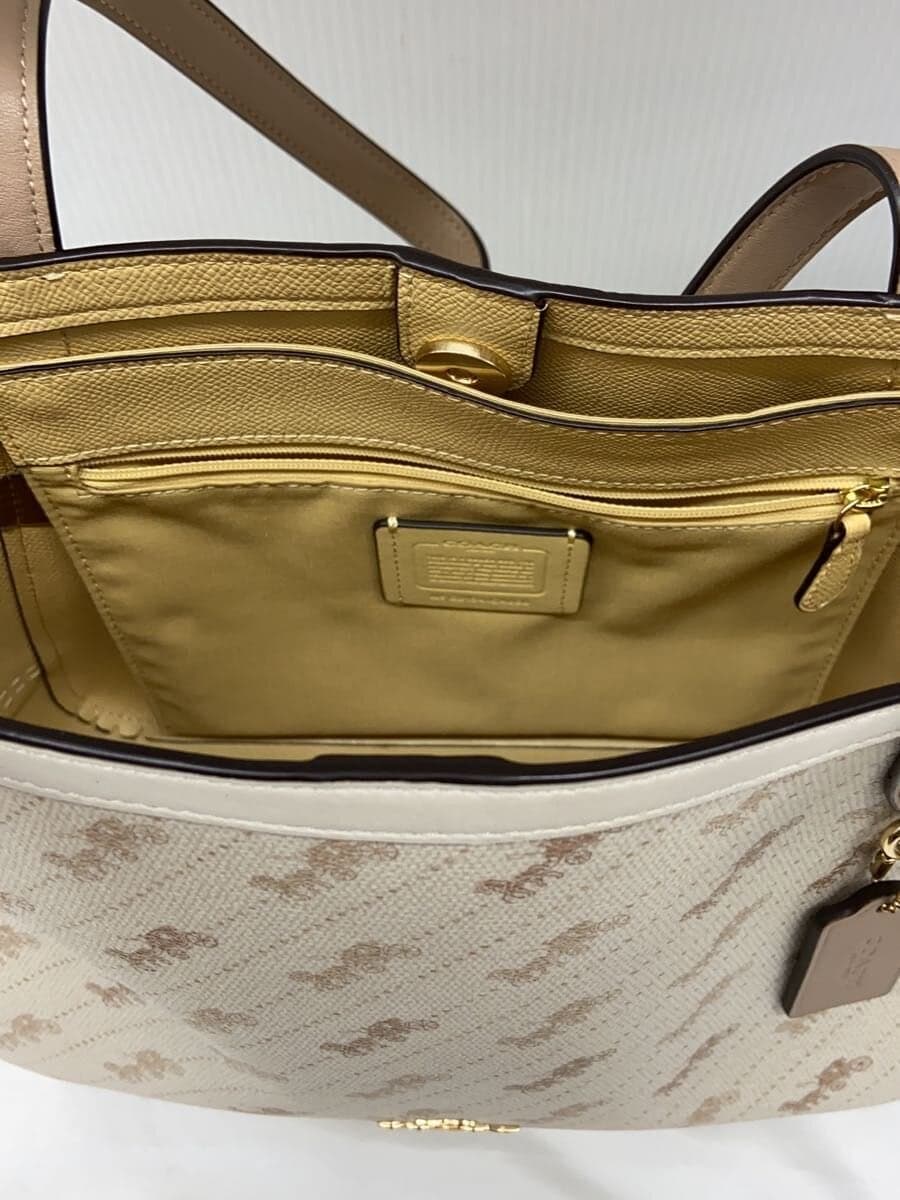 COACH tote bag leather C4060 6